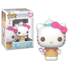 HELLO KITTY - POP Sanrio No. 99 - Hello Kitty with ice cream Pop Figur 