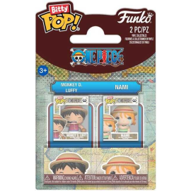 One Piece Bitty POP! Vinyl Figures Monkey D. Luffy & Nami 2 cm Pop Figur 